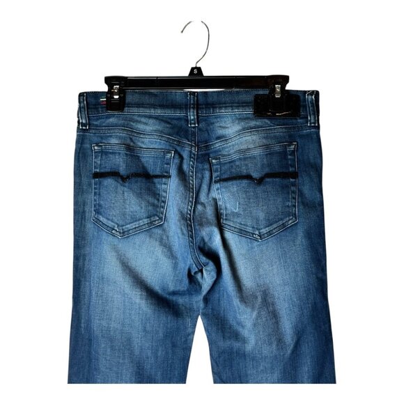 Diesel Jeans Women‎ 29 Blue Denim Faded Stretch Bootzee Regular Slim Bootcut - Picture 4 of 14